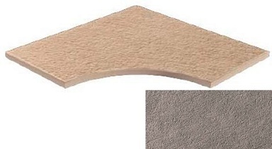 Керамогранит Атлас Конкорд Россия 620090000291 Cliff Grigio Bordo Curvilineo Round 30 60x60