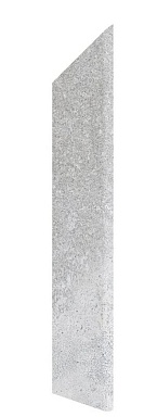 Kerastep Плинтус ступени правый Urban 371 Silver R9 175х423х7,5