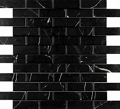 Декор Velsaa Mosaic Estrada Nero Brick bone 32.1x29.9