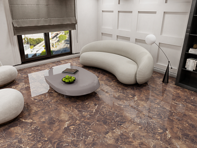 Керамогранит Velsaa Copper Slab black Glossy 60x60