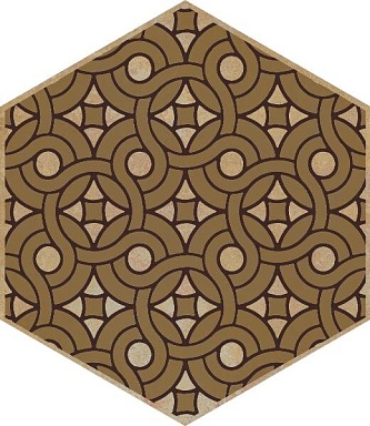 Декор Kerama Marazzi VT/A559/SG23039N Гроссето жёлтый 20x23,1
