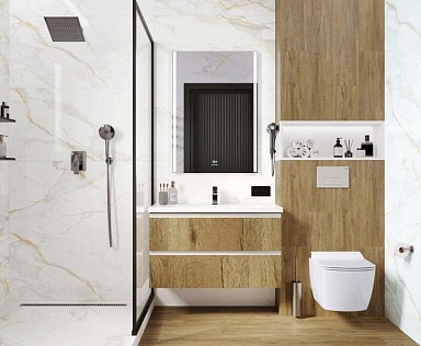 Керамогранит Laparet Solar Bliss Белый Полированный 60х120