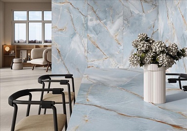 Керамогранит STN Ceramica 3ACPBAL1APAA Balear Blue Polished Rect 6mm 120x280
