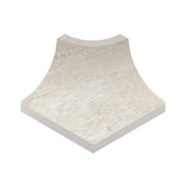 Kerastep Плинтус радиальный внешний угол Marble 401 Siena R9 42х33х50