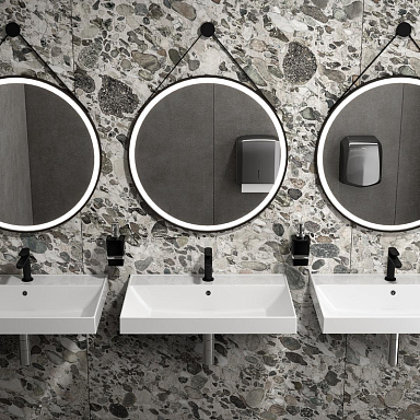 Керамогранит Kerama Marazzi SG071702R6 Black Marinace лаппатированный 119.5x320х6