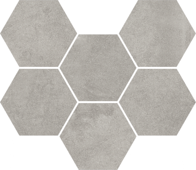 Coliseumgres 620110000173 Экспо Грэй Мозаика Гексагон 25x29