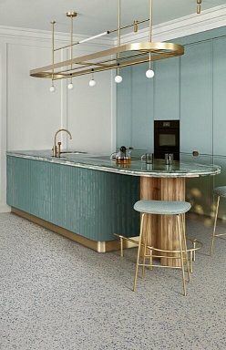 Керамогранит Marazzi Italy MN0K Frammento Micro Verde R10 RT 60x120