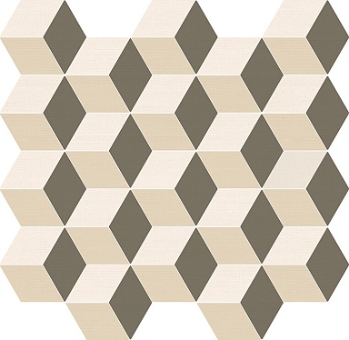 Декор Italon 600110000785 Element Mosaico Cube Warm 30,5x33