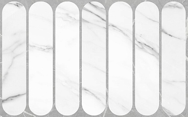 Плитка Gracia Ceramica 010100001582 Арко белый низ 03 25х40