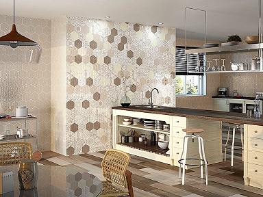 Декор Cifre decor VODEVIL GREY 3шт/Комплект 17.5*17.5