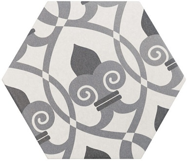 Декор Equipe 21357 Hexatile Harmony B&W 17,5x20