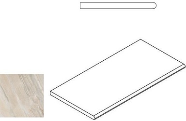 Бордюр Italon 620090000201 WHITE BORDO ROUND 30x60