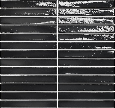 Мозаика Amadis Fine Tiles Short Stick Azabache Gloss 29,2x29,5