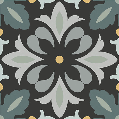 Керамогранит Ape A038627 Daisy NIGHT 15x15