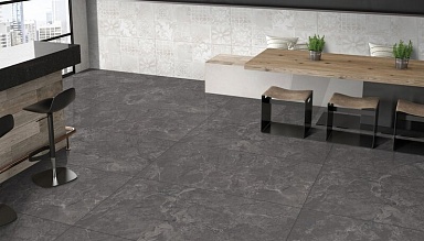 Керамогранит Ocean-Ceramic Impast Nero Shiny Sugar 60x120