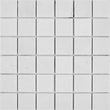 Мозаика Pixmosaic PIX296 Thassos из мрамора полированная 48x48 305х305x6
