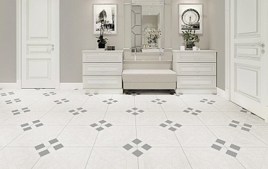 Керамогранит New Trend GP6CEF00 Creta Flori Blanco 41*41