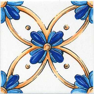 Kerama Marazzi STG/A488/1146H Вставка Капри майолика 9,8х9,8