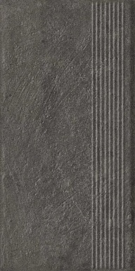 Ступень Paradyz Carrizo Basalt Stopnica Prosta Struktura Mat 30x60