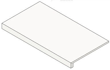 Ступень Атлас Конкорд Россия 620070002097 Empire Calacatta Black Scal. Front. 33x60