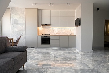 Керамогранит Global Tile GT1206014703PR Glissando Белый 60x120