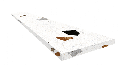 Ступень Coliseumgres 620070002371 Palladio White Scalino Ang.Dx 33x120