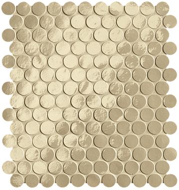 Мозаика FAP Ceramiche fROQ Glim Tortora Round Mosaico Brillante 29,5x32,5