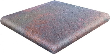 Ступень Gres de Aragon 906867 Esquina Redonda Metal Red 33x33