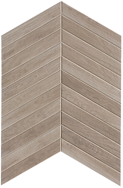 Керамогранит FAP Ceramiche fQNR ROOTS TAUPE CHEVRON R9 7,5х45