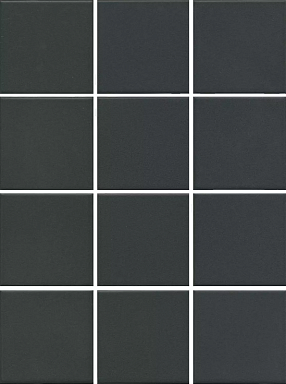 Керамогранит Kerama Marazzi 1333 Агуста черный натуральный (30x40 из 12 частей) R10 9,8х9,8