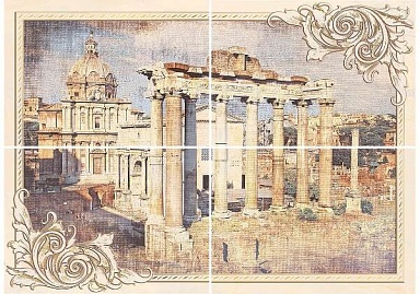 Панно Axima Империал D панно из 4-х плиток 28x40