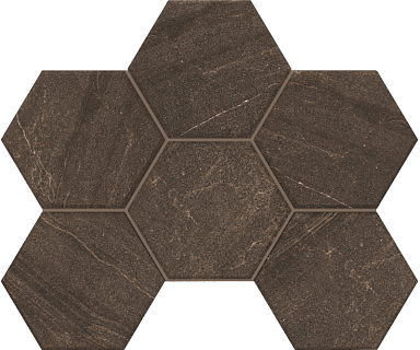 Estima Мозаика GB04 Gabbro Hexagon неполированная 25x28.5