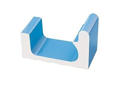 Декоративная вставка Serapool K451 1/2 часть переливного водоотводного канала Light Blue 29x12