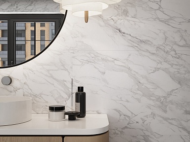 Керамогранит Gracia Ceramica 010400001220 Platinum white белый PG 01 60х120