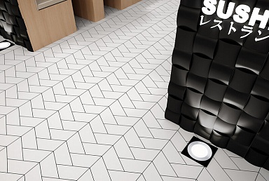 Керамогранит Wow 113842 HEXA FLOOR R9 GRAPHITE MATT 20x23