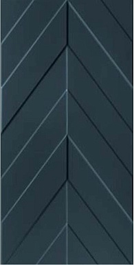 Плитка Marca Corona D734 4D Chevron Deep Blue Matt 40х80
