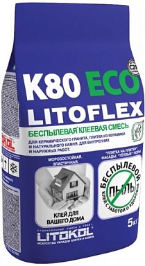 Клей LITOKOL Клей на цементной основе K80 LITOFLEX ECO 5 кг