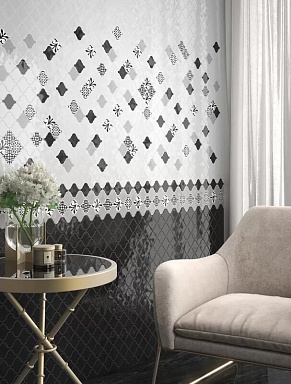Декор Kerama Marazzi OS/A26/65000 Арабески глянцевый орнамент 6,5x6.5