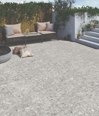 Керамогранит LandDecor Terrazzo Smoke 20mm 60x60