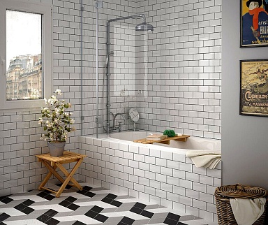 Керамогранит Equipe 22689 Rhombus Cream Smooth 14x24
