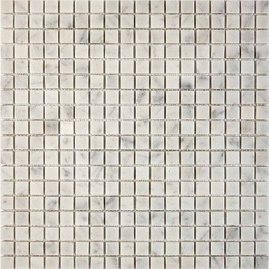 Мозаика Pixmosaic PIX239 Bianco carrara из мрамора матовая 15x15 305х305x4