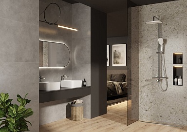 Керамогранит Cersanit 17439 Cento серый ректификат 60x120