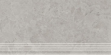 Kerama Marazzi KM6060G1231R8GRF Ступень фронтальная Сплит серый светлый матовый обрезной 30x60x0,8