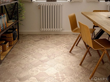 Керамогранит Equipe 21334 Curvytile Factory Black 26.5*26.5