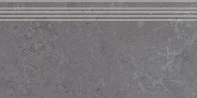 Kerama Marazzi DD205120R/GR Ступень Про Лаймстоун серый темный натуральный обрезной 60х30