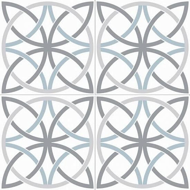 Керамогранит Dualgres Chic Bosham White 44,5x44,5
