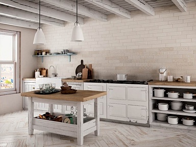 Декор Gayafores Rev. Deco Bricktrend White 8.15x33.15