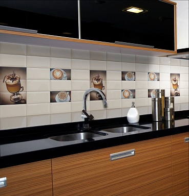 Декор Absolut Keramika Decor Coffee Gold B 10X30
