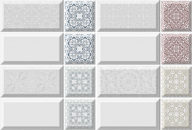 Декор Absolut Keramika Provenzal Deco Blanko 10x30