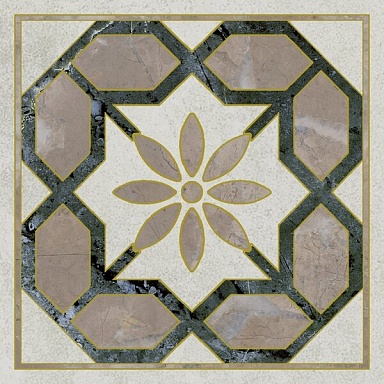 Декоративная вставка Kerama Marazzi OS/A283/SG606220RL Серенада 1 лаппатированный обрезной 7,2x7,2